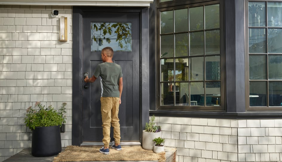 Vivint Smart Lock on home in Sioux City